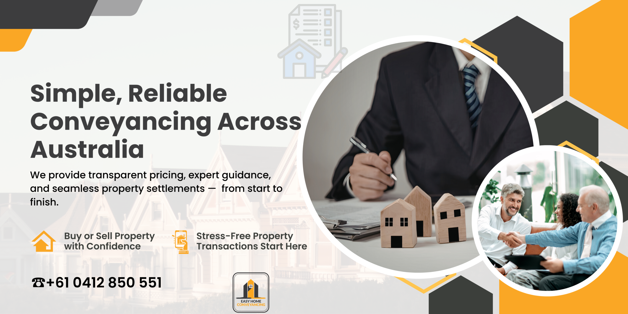 Easy Home Conveyancing helping clients with property settlement in Victoria and Australia