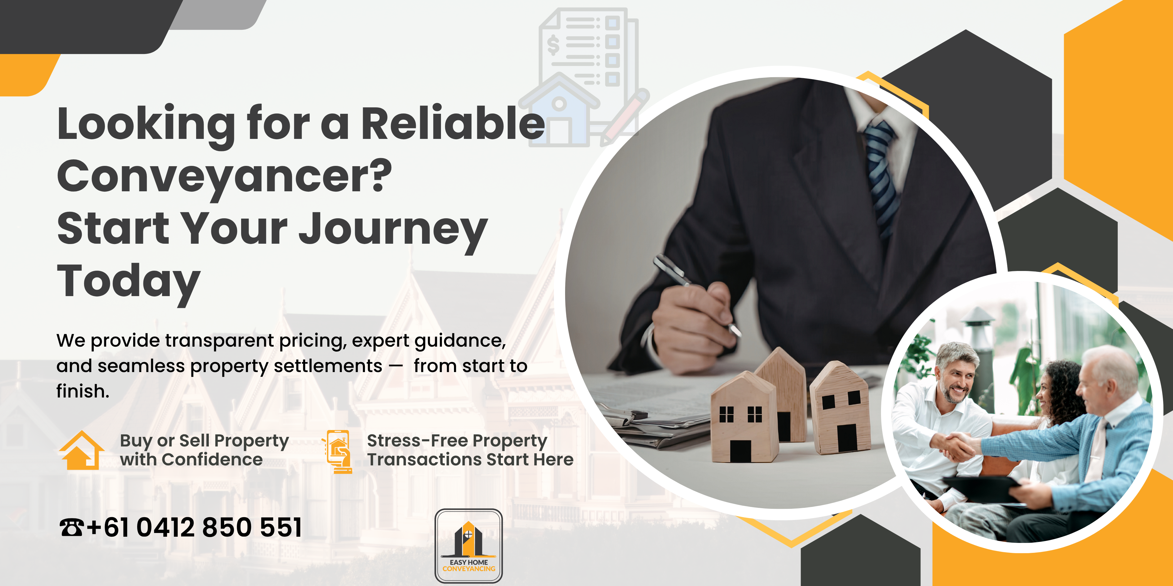 Easy Home Conveyancing helping clients with property settlement in Victoria and Australia
